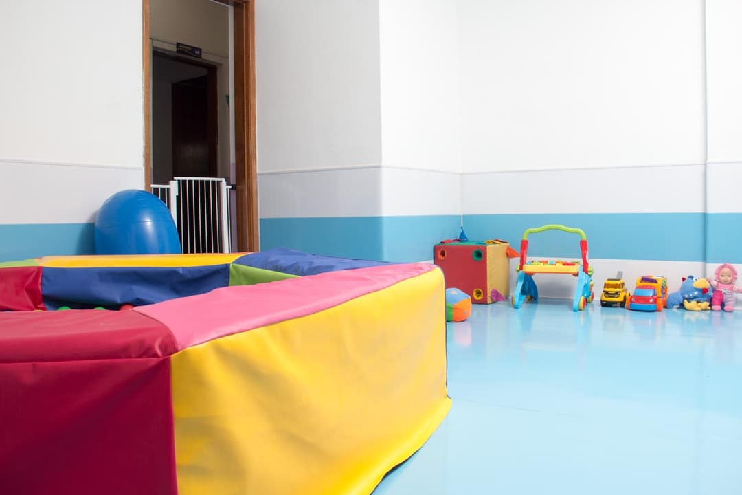 Sala de psicomotricidade do berçário